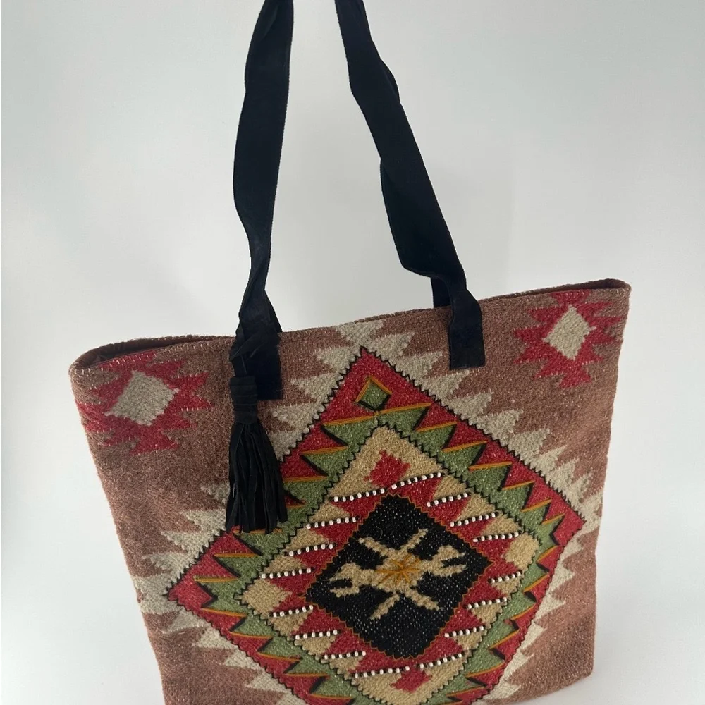 Lovestitch Colorful Geometric Tote Bag